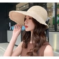 thumbnail image 6 of CoCopeaunts Visor Hat for Women Women Wide Brim Sun Hat Summer Hat UV Protection Adjustable Foldable Beach Hat 2023, 6 of 6