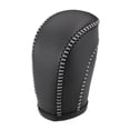 thumbnail image 1 of Cubierta de palanca de cambio de marchas, embellecedor de perilla de palanca de cambios Interior automotriz para Volkswagen Atlas 2018-2022, puntos negros y grises, 1 of 7