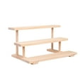 thumbnail image 4 of lionlar Wood Display Riser Jewelry Organizer Rack Fashion Decoration Collectibles Display Stand Showcase Fixtures for Figurines Hotel 3 Layer, 4 of 9