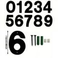 thumbnail image 2 of Black Modern Metal House Address Numbers 4 - 3 Inch Outdoor Mailbox Numbers with Weather-Resistant Coating, Easy to Install, for Home, Apartment, Garage, And Decorative Use Harlik, 2 of 7