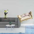 thumbnail image 2 of Figura de escritorio,Estatua de rana camarero,estante,escritorio,decoración del hogar,Figura decorativa creativa para la oficina y el hogar.,sofá de casa de muñecas,Muebles para casa de, 2 of 8