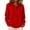 Red, variant on Luvrsol Cardigan Sweaters for Women Plus Size Hooded Lapel Collar Button Down Knit Jacket Solid Casual Sweater Coat S-3XL