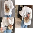 thumbnail image 6 of Women's Crossbody Bag Cute Straw Shoulder Bag Woven Summer Clutch Purses Geometry Style Handbag 2022 Summer New, 6 of 7