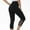 Black, variant on Mothers Day Gifts For Mom Gmdeguo Yoga Pants for Women Summer Casual Stretchy Elastic High Waist Cropped Pant Slim Fit Side Spllit Beach Leggings Solid Color Workout Fitness Trouser