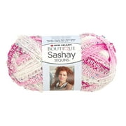 Red Heart Boutique Sashay Sequins Cotton Candy Yarn, 20 Yd.