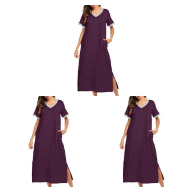Batas de mujer Minnieouse Camisón Ropa de dormir Manga fucsia M