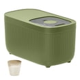 thumbnail image 2 of Rice Container Cereal Dispenser Feeder Container Dry Food Container Sealed Rice Suitable For Storing Cat Food Food Cereal White, 2 of 4