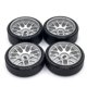 thumbnail image 1 of 4 Uds Llanta de Rueda de Metal NeumáTicos de Deriva de PláStico Duro para 284131 K969 K989 P929 Mini-Z 1/28 Piezas de ActualizacióN de Coche RC, 3, 1 of 6