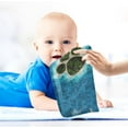 thumbnail image 5 of Funny Animal Footprint Baby Muslin Washcloths Soft Absorbent Face Towel,Dog Island Paw Burp Cloths Cotton Bath Wipes 5 Pack Infant Wash Cloth for Newborn Boys Girls 12x12 inches, 5 of 7