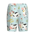 thumbnail image 2 of Lsque Cute Cows Mens Sleep Pajama Shorts,Short Pajama Pants, Cotton Ultra-Soft Knit-X-Large, 2 of 9