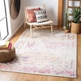 thumbnail image 2 of SAFAVIEH Tulum Ronald Distressed Area Rug, 3' x 5', Ivory/Fuchsia, 2 of 7