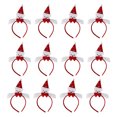 thumbnail image 1 of 12 Uds. De diademas navideñas para mujer, clásicas astas de reno, Santa, árbol de Navidad, hebilla para el pelo, diadema encantadora, Accesorio para el cabello Muñeco de nieve sombrero rojo Qarigey AP013012-23, 1 of 6