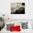 thumbnail image 3 of Shiartex Different Inkwash- Oil Paintings for Wall Decor Black and White Abstract Canvas Wall Art for Living Room, Modern Minimalist Horizontal Wall Art Bedroom Ready to Hang 20x16 Inch, 3 of 3
