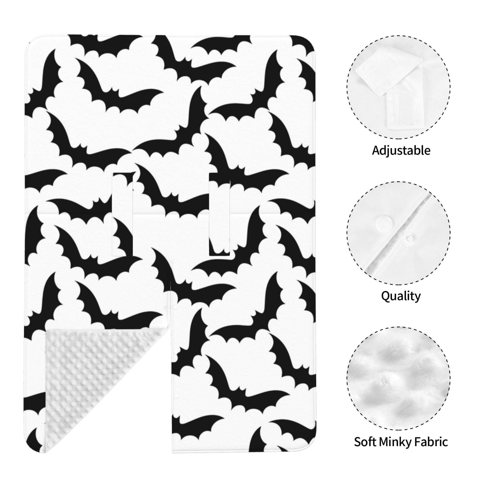 Car Seat Cover Baby - Halloween black cool Bat Breathable Infant Car Seat Cover for Baby Carseat, Lightweight Comfort Baby Essentials Must Haves Newborn Stuff for Girl Boy