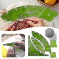 thumbnail image 2 of 5X Double Wedding Rings Quilt Templates Wedding Rings Set Templates Reusable Quilting Gauge Tool, 2 of 4