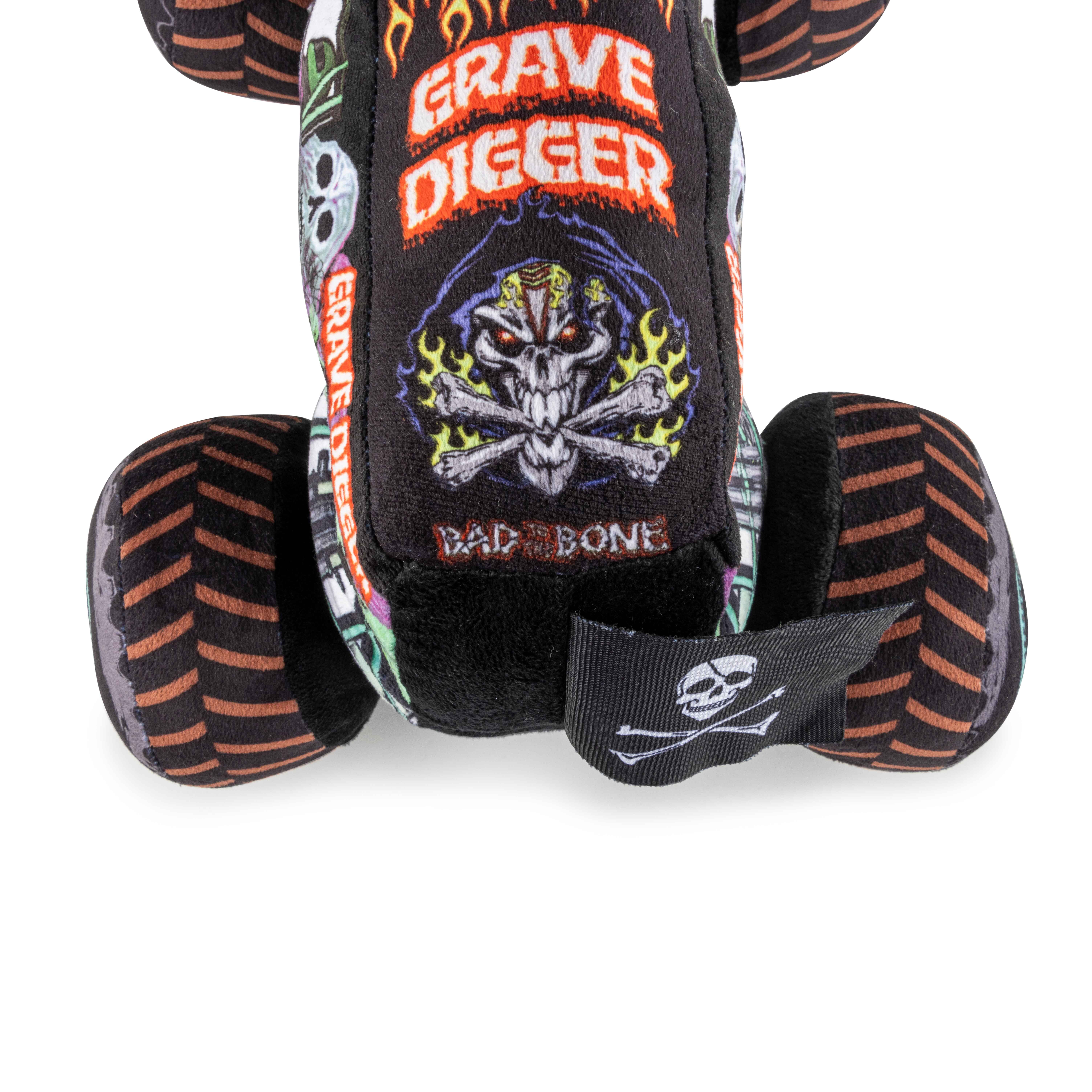 Monster Jam Grave Digger Pillow Buddy, Polyester Velour, Green, Feld Entertainment
