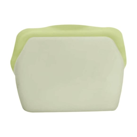 Silicone Bags for Food Storage, Reusable Zip Lock Bags Silicone Food Storage Containers, Freezer Microwave Oven Dishwasher Safe, Plastice BPA-Free 1PC