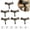 Golden, variant on 6PCS Black Dragonfly Hooks, Vintage Metal Wall Mounted Cloak Rack, Creative Decorative Hanger Hooks for Home, Handbag, Key, Towel