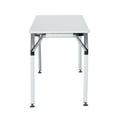 thumbnail image 5 of Duramax Ramo 62" White Wood Desk with Aluminum Legs, 5 of 9