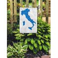 thumbnail image 2 of KDAGR Blue Region Map of Italy Italia Europe Sardinia Sicily Abstract Garden Flag Decorative Flag House Banner 12x18 inch, 2 of 2