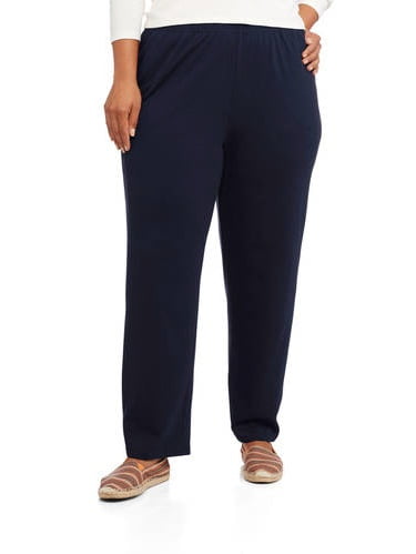 white stag plus size knit pants