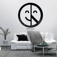 thumbnail image 2 of Peace Begins With A Smile - Mother Teresa Quote Famous Life Motivation Quotes Inspiration Saying Wall Art Sticker Designs Vinyl Stickers For Home House Walls Rooms Bedroom Decoration Size (30x30 inch), 2 of 3