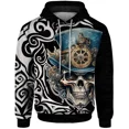 thumbnail image 5 of Sudadera con capucha informal de otoño para hombre, sudadera con capucha para hombre, sudadera con estampado de calavera genial, sudaderas para hombre, ropa Y2k, 5 of 5