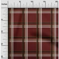 thumbnail image 1 of oneOone Viscose Chiffon Fabric Madras Check Decor Fabric Printed BTY 42 Inch Wide, 1 of 4
