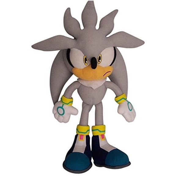 Sonic The Hedgehog 13" Plush Silver Sonic Doll Toy