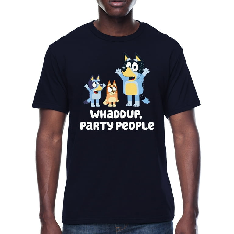 Bluey Dad Bandit T-shirt Cotton Polyester Unisex Adult Sizes