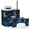 Color 4, variant on Bathroom Accessory Set 6 Piece with Vibrant Cosmic Nebula Stars Galactic Clouds Galaxy Toothbrush Holder, Soap Dispenser, Soap Dish, Trash Can with Lid, Toothbrush Cup, Toilet Brush Holder