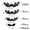C, variant on TIELUTT Hollow Out Halloween Bats 3D Black Stereo Bat Stickers Halloween Decorations Wall Stickers Refrigerator. Wall Sticker Peel and Stick Wall Arch on Tiles for Kitchen Wall Wolf Wall Stickers Sta