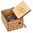 thumbnail image 4 of Caja De Música Vintage, Caja De Música De Madera Madera Metal Para Niños OTVIAP Musical Box, 4 of 8