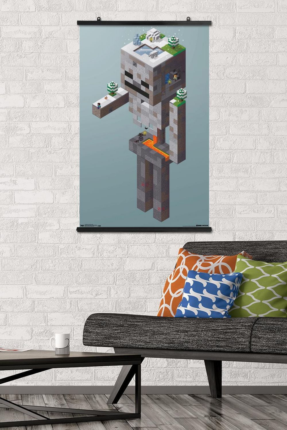 Minecraft - Skeleton Tundra Wall Poster, 22.375" x 34"