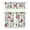 floral16, variant on 3-Piece Bright Flowers Kitchen Curtain Set - Ruffled Valance and Tier Curtains with Rod Pocket, Fresh Floral Pattern for Farmhouse Kitchen Windows Decor, 54"x18" + 27.5"x36"x2