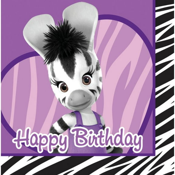 Creative Converting 16 Count Happy Birthday Lunch Napkins, Elzee