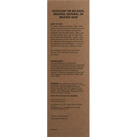 Dr Miracle S Dr Miracles Intensive Spot Hair Scalp Treatment Hair Serum 4 Oz Walmart Canada