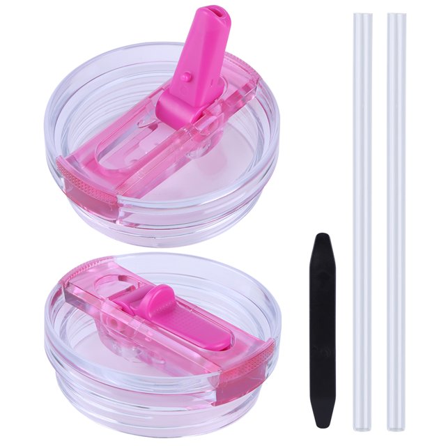 Tapa Reutilizable La Del Tope Reemplazo Paja Desmontable 2 Piezas Con Pajitas para Accesorios 40oz