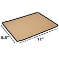 thumbnail image 2 of 200 Qty 8.5" x 11" Decorative Flat Paper Gift Bags - Plain Brown Kraft Bags - for Sales/Treats/Parties Cookies/Gifts - N'icePackaging, 2 of 7