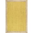 thumbnail image 2 of nuLOOM Eleonora Casual Jute Yellow 6' x 9' Farmhouse Area Rug, 2 of 9
