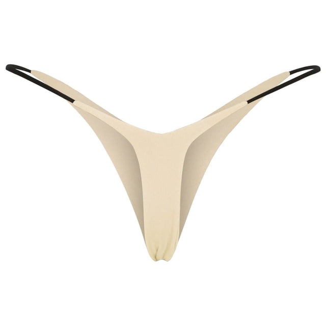 Culotte Bikini Aguichant Taille Basse Double Couche pour Femmes