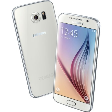 Samsung Galaxy S6 SM-G920I 32 GB Smartphone, 5.1" Super AMOLED QHD 2560 x 1440, 3 GB RAM, Android 5.1 Lollipop, 4G, White Pearl