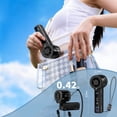 thumbnail image 5 of ﻿ Portable handheld spray fan, 30000 RPM adjustable high-speed turbine personal fan, 3000mAh USB rechargeable mini spray fan, with LED lights, suitable for office/travel/shopping/concert-Black, 5 of 10