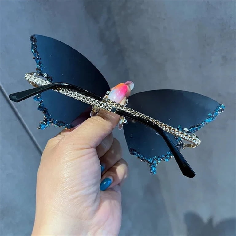3 Pairs Fashion Riding Sunglasses Oversized Frame Rhinestone Embellished Metal Amazon.com: Rodeo Queen Angel Plus Padded Motorcycle  main image 3