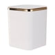 thumbnail image 1 of Inteprter Bote de basura de escritorio ABS para una fácil eliminación de residuos diseñado para contenedores de residuos de amplia aplicación Suministros de limpieza para el hogar blanco, 1 of 6