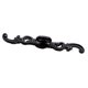 thumbnail image 4 of Hardware Negro de La Manija Muebles Del Armario Del Cajón de de La Perilla Del ón Del pequeña sala de La Aleación Negro 315 Macarena Tirador de Tirador Negro, 4 of 8