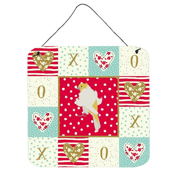 Parisian Trumpeter Canary Love Wall or Door Hanging Prints Red