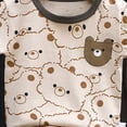 thumbnail image 4 of NOLDARES Little Boy Dinosaur Print Short Sleeve T-Shirt Shorts Summer Play Clothes Set Blazer,6-12 M, 4 of 4