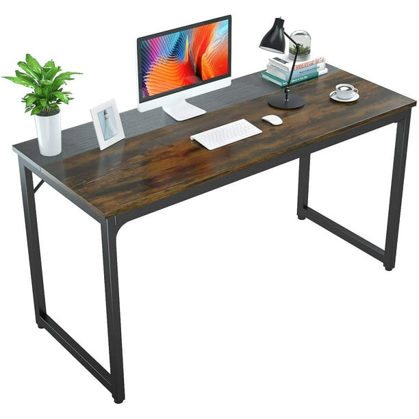 Foxemart Computer Desk 47 Inch Sturdy Office Table, Modern PC Laptop 47