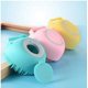 thumbnail image 1 of Cepillo para fregar con líquido exfoliante y relleno de silicona para mascotas de tres piezas (amarillo/azul/rosa), 1 of 2